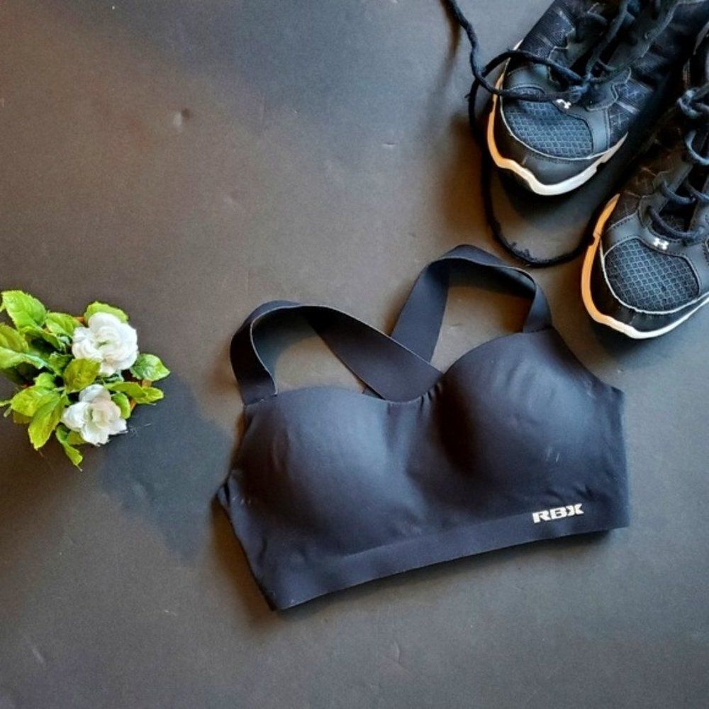 RBX Black Sports Bra